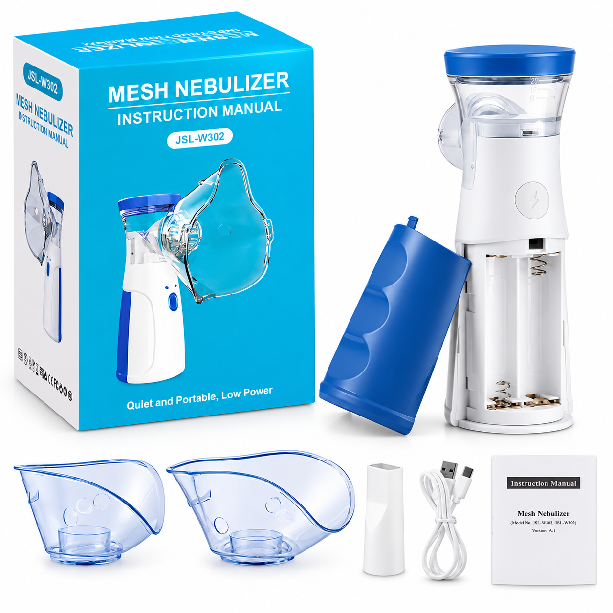 Rechargeable Mini Portable Mesh Nebulizer Machine