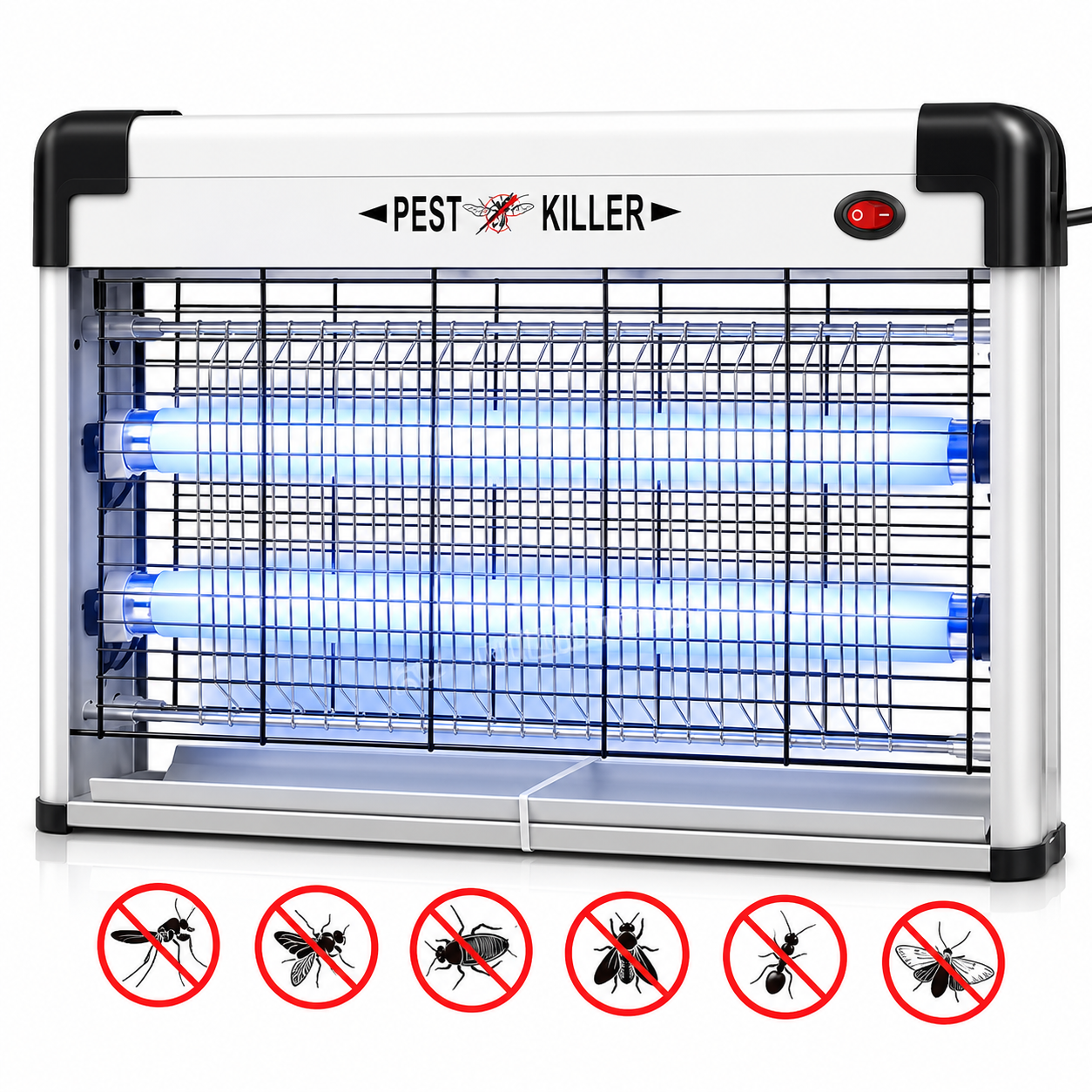 High Power UV Electric Mosquito & Insect Killer Lamp – Indoor Bug Zapper Machine