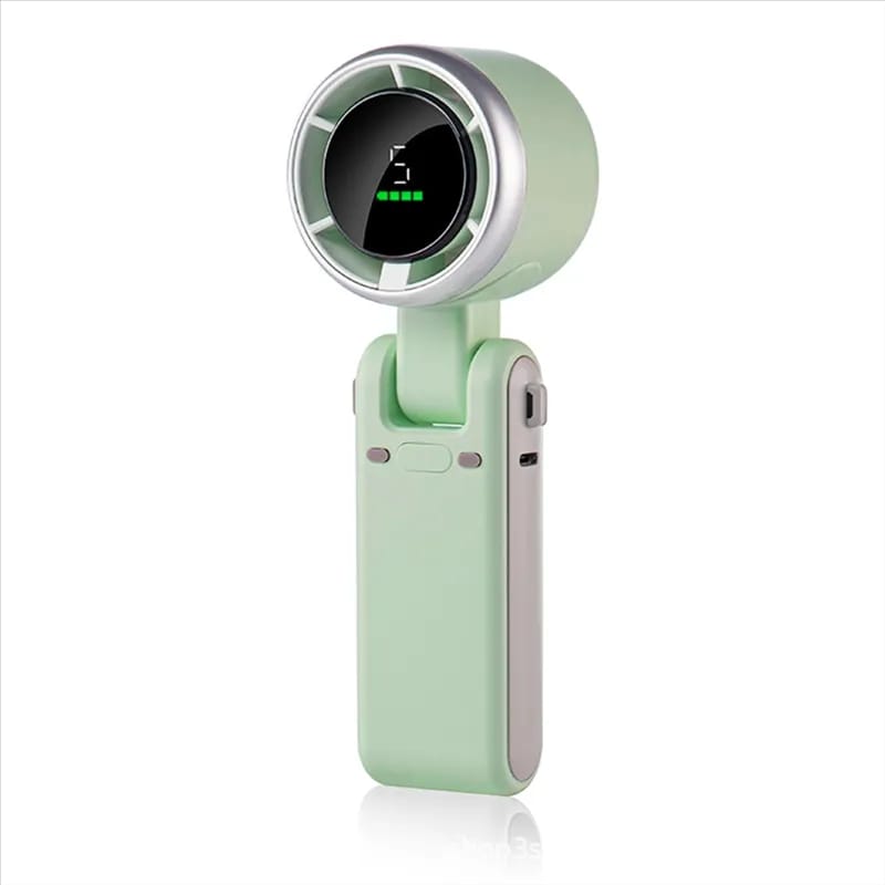 Original Turbo Fan 5-Speed Rechargeable Handheld & Desk Fan