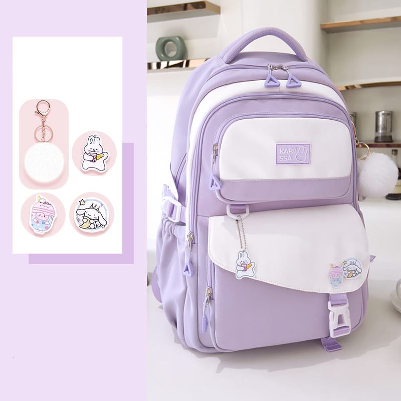 High Quality Premium Kids School Backpack (Purple)