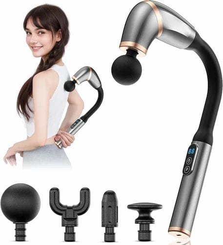 Premium Deep Tissue Massage Gun – 6 Speed Levels & 3 Massage Modes