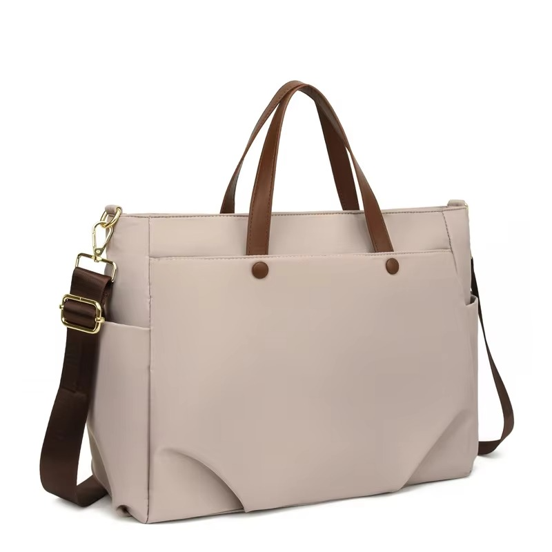 Women Tote Bag Large Capacity Oxford Quality Shoulder Bags (Off White)