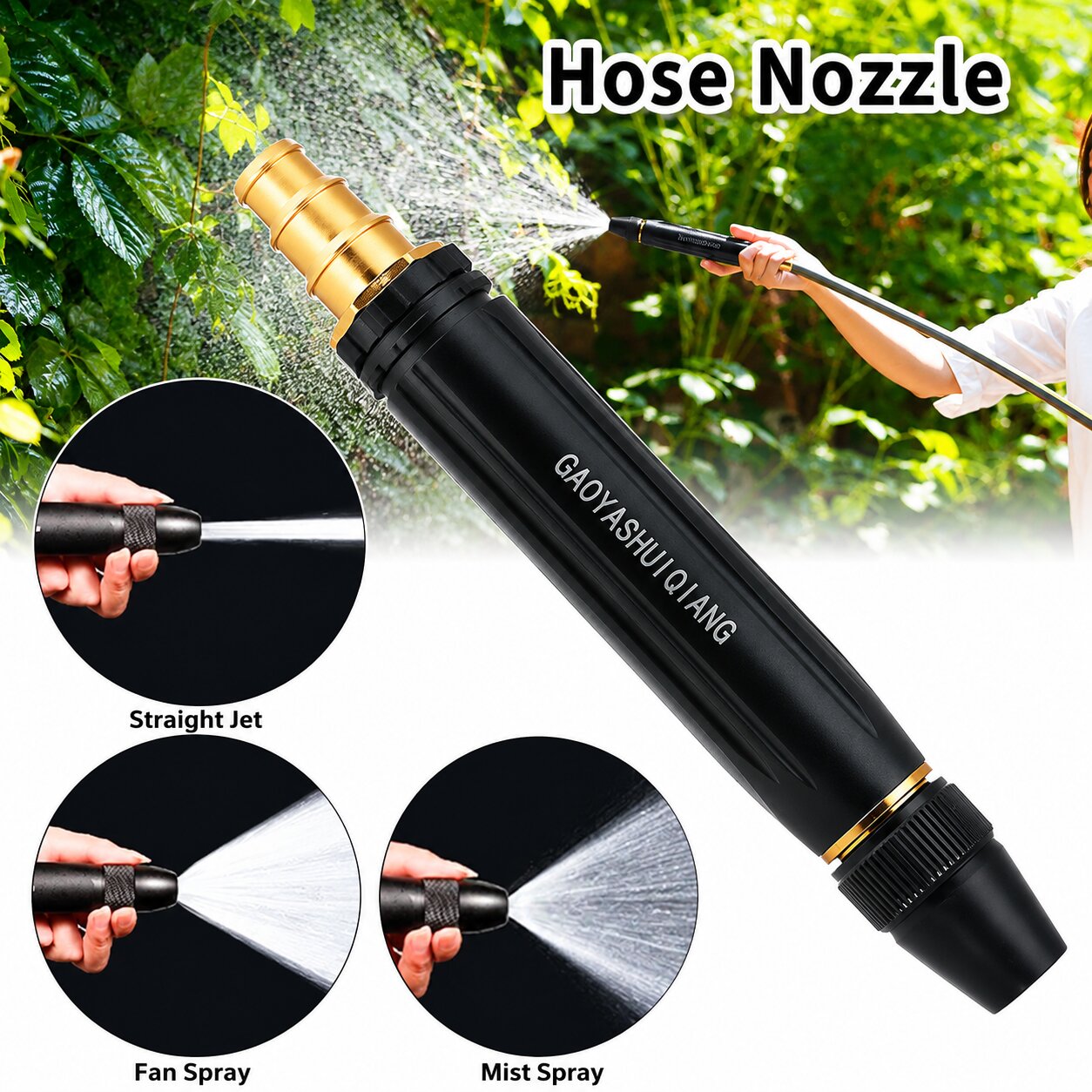 Multi-Mode High Pressure Water Spray Nozzle